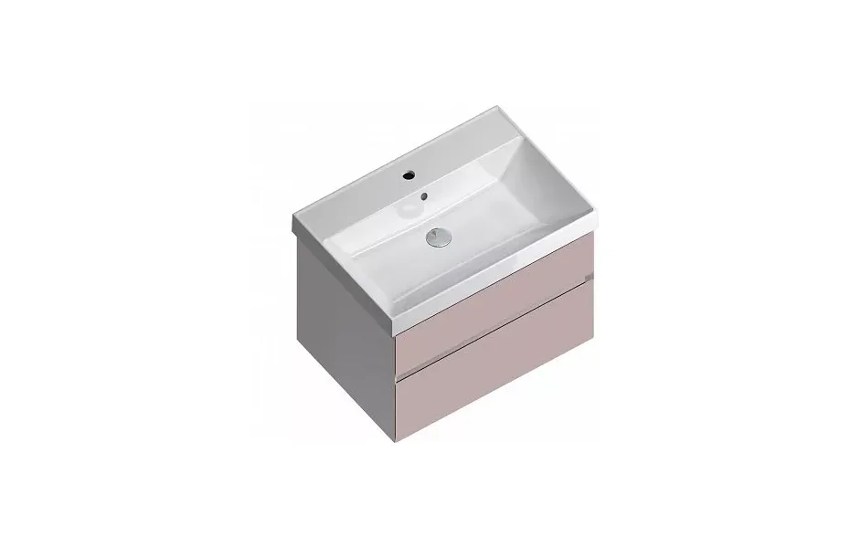 Тумба с раковиной Kerama Marazzi Cubo 70 см CU.70\MAL розовый МОСПЛИТКА