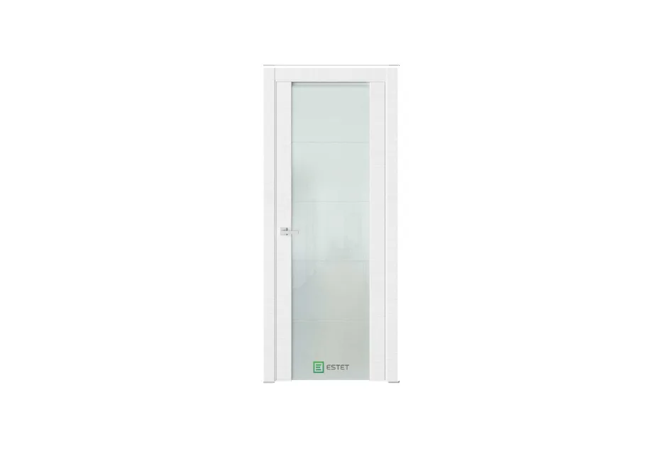 Межкомнатная дверь Elegance E7 Белый глянец стекло 2 7 ДВЕРЕЙ