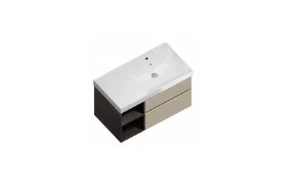 Тумба с раковиной Kerama Marazzi Cubo 90 см CU.90rh\LIM бежевый МОСПЛИТКА