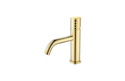 Смеситель Boheme Stick 121-GG для раковины, gold diamond gold МОСПЛИТКА
