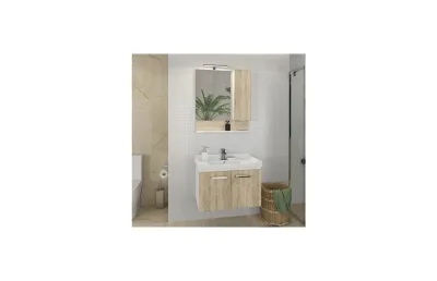 Тумба с раковиной Comforty Рига-70 дуб сонома 00004142215 МОСПЛИТКА