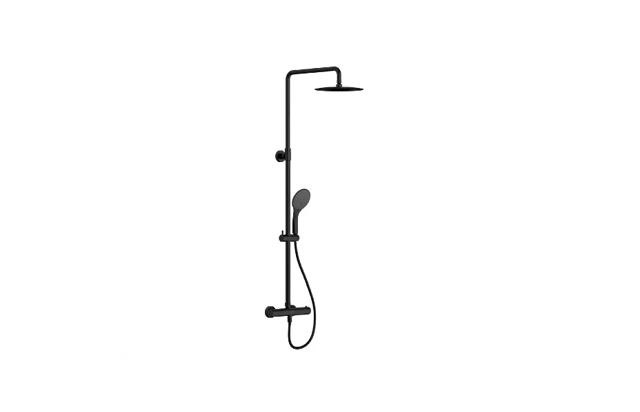 CERSANIT Душевая система BRASKO BLACK с термостатом АТЕЛЬЕ ВАННОЙ КОМНАТЫ. САМАРА