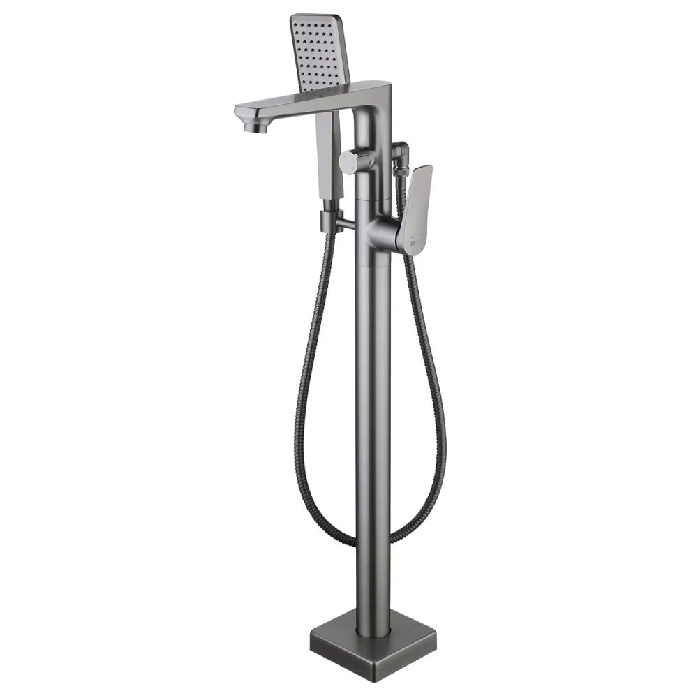 Смеситель Lemark Bronx LM3744GM для ванны, напольный BAS