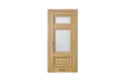 Plaza PL8 Дуб миели стекло 1 7 ДВЕРЕЙ