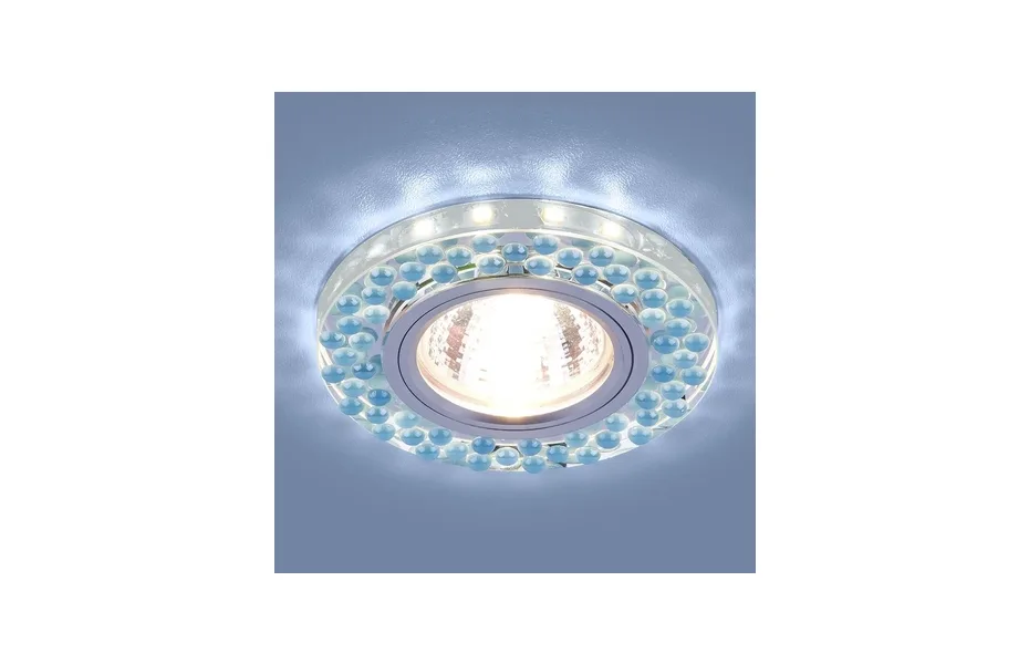 ВСТРАИВАЕМЫЙ СВЕТИЛЬНИК ELEKTROSTANDARD 2194 MR16 SL/BL ЗЕРКАЛЬНЫЙ/ГОЛУБОЙ 4690389099274 MNOGOROZETOK - МНОГОРОЗЕТОК