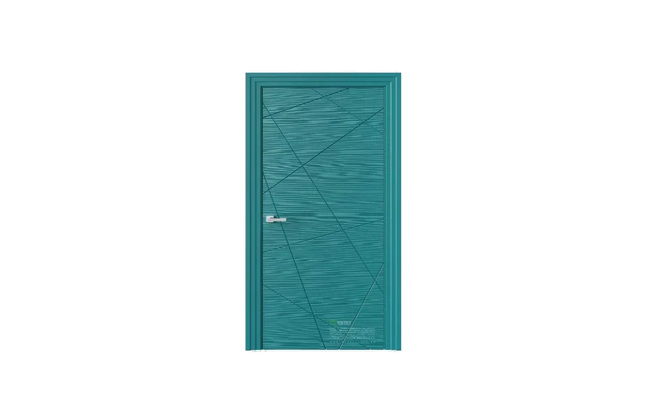 Межкомнатная дверь Perfect P1D RAL5021 7 ДВЕРЕЙ