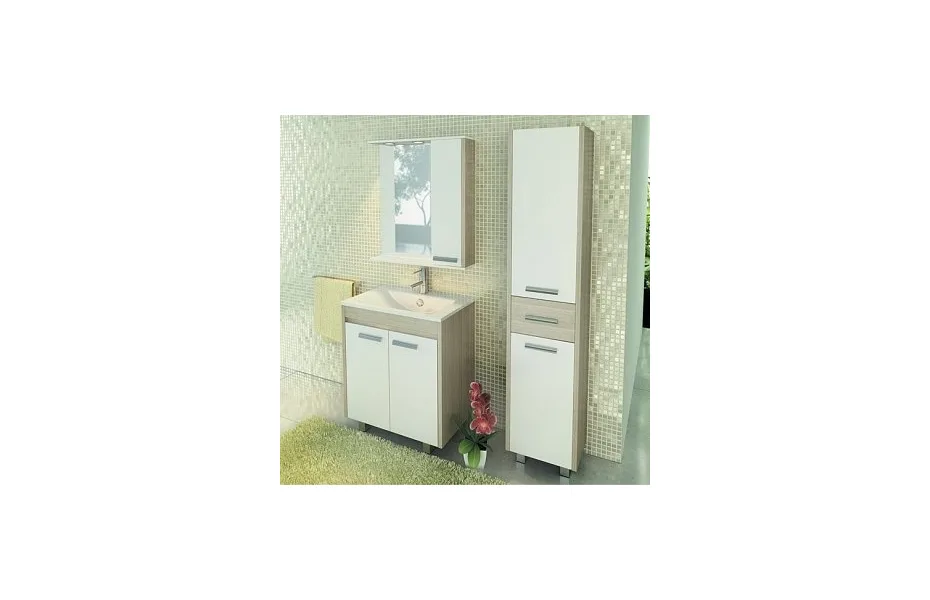 Тумба с раковиной Comforty Тулуза-75 сосна лоредо 00003132328 МОСПЛИТКА