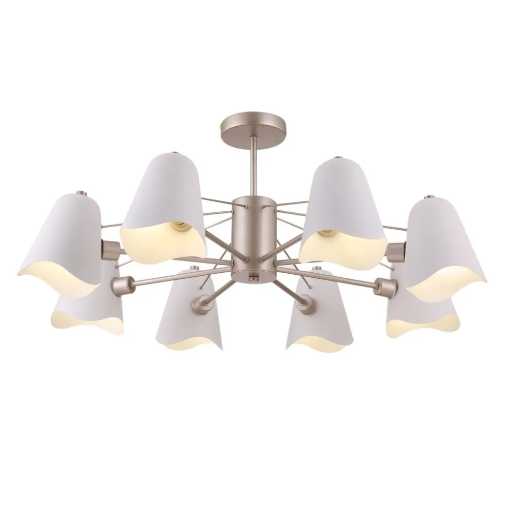 Люстра на штанге Freya Manon FR5037PL-08S MAYTONI