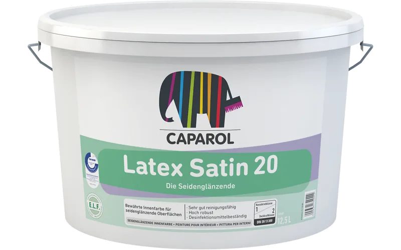 Краска водно-дисперсионная для внутренних работ Caparol Latex Satin 20 База 3, 11,75 л КАПАРОЛ ЦЕНТР САМАРА