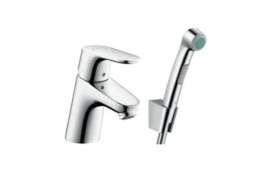 Смеситель для раковины с гигиеническим душем Hansgrohe Focus E2 31926000 АКВАМЕТРИЯ