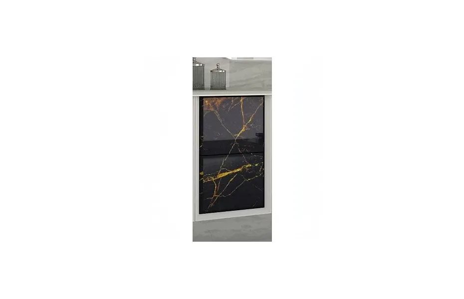 Шкафчик Cezares Bellagio 35 54878 black&gold stone МОСПЛИТКА