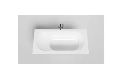 Ванна из искусственного камня 170х80 см Salini Ornella 102414G белая МОСПЛИТКА