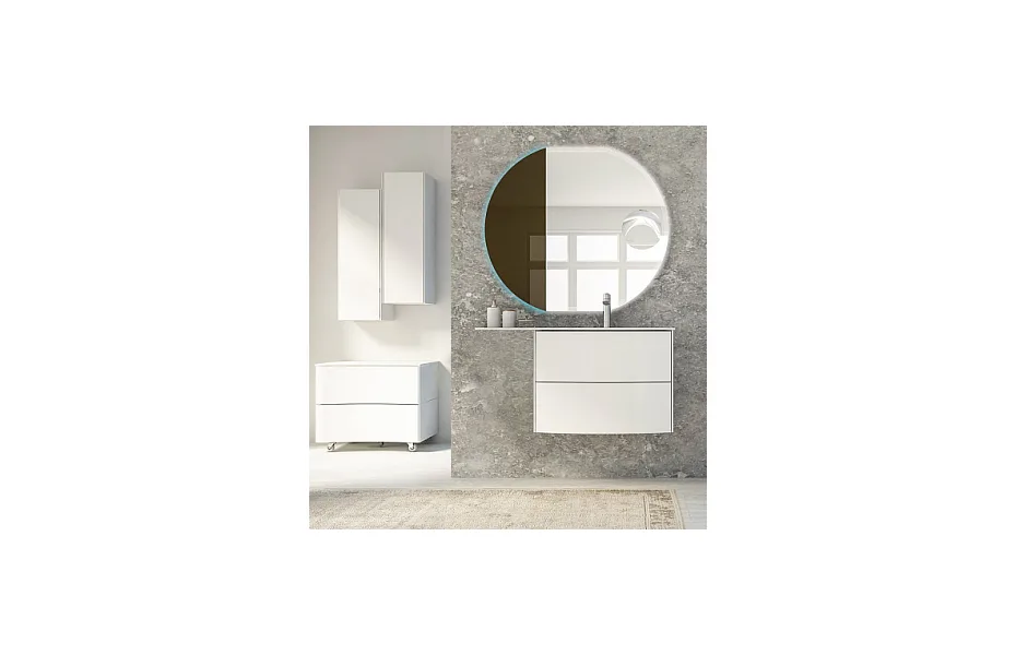 Тумба с раковиной Cezares Soho 41875 bianco opaco МОСПЛИТКА