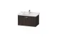 Тумба с раковиной Duravit Xbase 80 см XB603605353 каштан темный МОСПЛИТКА
