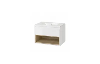 Тумба с раковиной Excellent Tuto 70 см MLEX.0101.700.WHBL МОСПЛИТКА