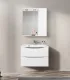 BELBAGNO Marino Шкаф зеркальный подвесной с одной распашной дверцей с доводчиками, с подсветкой, правосторонний АТЕЛЬЕ ВАННОЙ КОМНАТЫ. САМАРА
