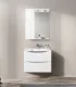 BELBAGNO Marino Шкаф зеркальный подвесной с одной распашной дверцей с доводчиками, с подсветкой, левосторонний АТЕЛЬЕ ВАННОЙ КОМНАТЫ. САМАРА