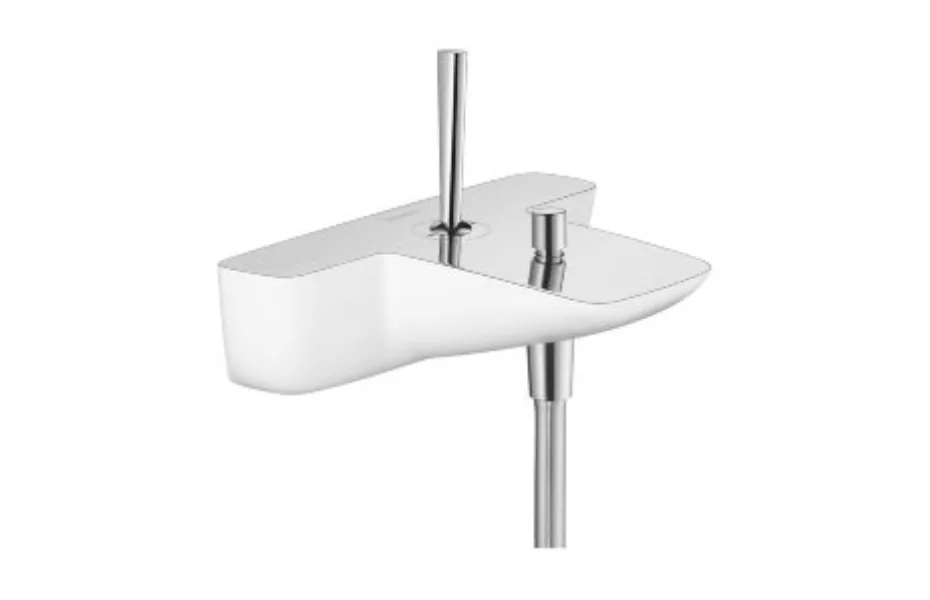 Смеситель для ванны Hansgrohe PuraVida белый/хром 15472400 АКВАМЕТРИЯ