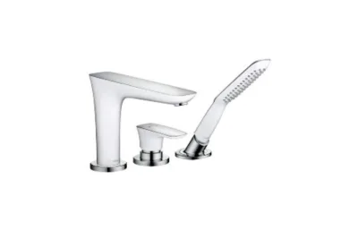 Смеситель для ванны Hansgrohe PuraVida белый/хром 15432400 АКВАМЕТРИЯ