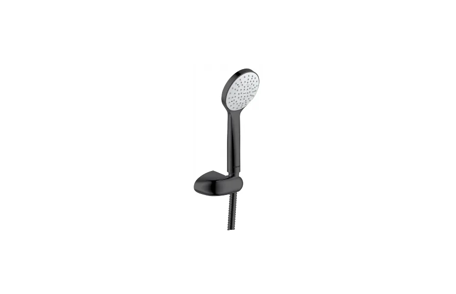 Damixa Eclipse Graphite душевой набор: 100 мм, 1ф, наст. держатель, шланг 1,5м АТЕЛЬЕ ВАННОЙ КОМНАТЫ. САМАРА