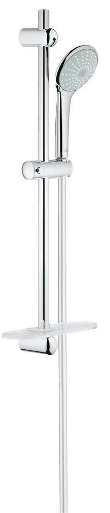 GROHE Душевой гарнитур с полочкой GROHE Euphoria (ручной душ, штанга 600 мм, шланг 1750 мм) с ограничением расхода воды, хром (2726600e) АТЕЛЬЕ ВАННОЙ КОМНАТЫ. САМАРА