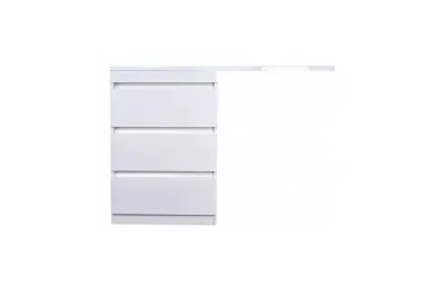 Тумба с раковиной Style Line Даллас 120 СС-00002272 напольная люкс в пленке белая 3 ящ МОСПЛИТКА