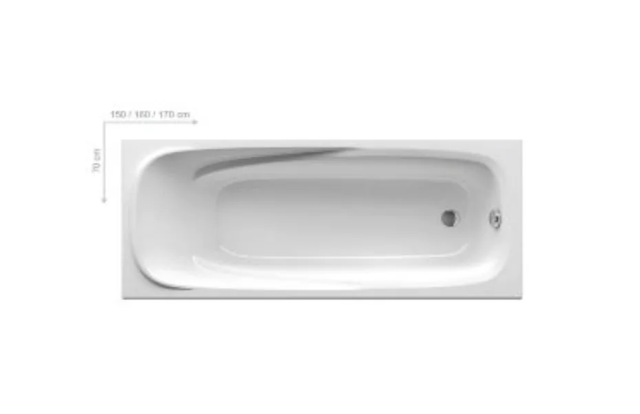 Ванна Ravak Vanda II 160x70 CP11000000 АКВАМЕТРИЯ