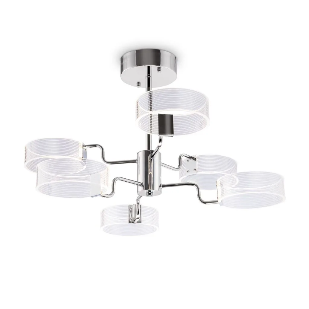 Люстра светодиодная на штанге Freya Eva FR6039CL-L48CH MAYTONI
