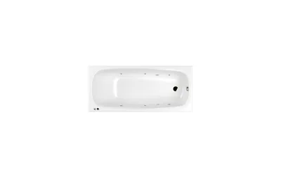 Акриловая ванна 180х80 см Whitecross Layla Slim Soft 0122.180080.100.SOFT.BR с гидромассажем МОСПЛИТКА