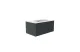 Тумба с раковиной La Fenice Terra Grigio 80 см FNC-01-TER-G-80 серо-зеленая матовая МОСПЛИТКА