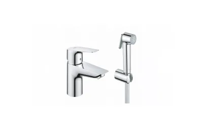 Смеситель Grohe BauEdge 23757001 для раковины с гигиеническим душем, хром МОСПЛИТКА