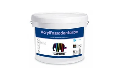 Краска водно-дисперсионная Caparol AcrylFassadenfarbe (база 1, 10 л.) КАПАРОЛ ЦЕНТР САМАРА