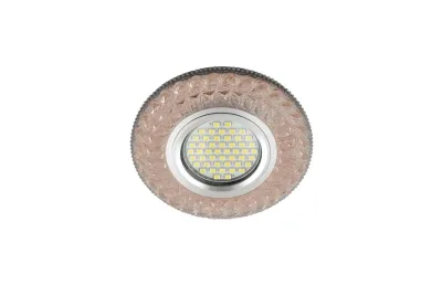 ВСТРАИВАЕМЫЙ СВЕТИЛЬНИК FAMETTO LUCIOLE DLS-L144 GU5.3 GLASSY/LIGHT TEA MNOGOROZETOK - МНОГОРОЗЕТОК