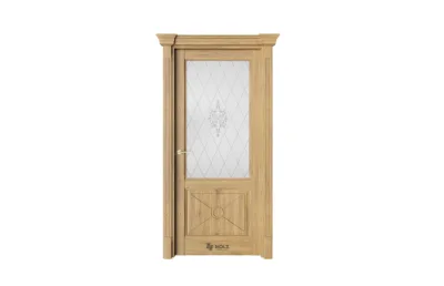 Dante D4V Дуб миели стекло 3 7 ДВЕРЕЙ