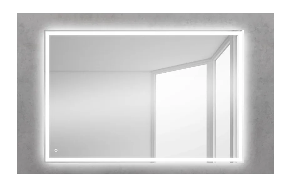 BELBAGNO Зеркало со встроенным светильником и кнопочным выключателем, 12W, 220-240V, 1000x30x600 АТЕЛЬЕ ВАННОЙ КОМНАТЫ. САМАРА