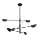 Люстра на штанге Maytoni Technical Mollis MOD126PL-08B MAYTONI