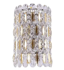 Crystal Lux LIRICA AP2 CHROME/GOLD-TRANSPARENT ЭСТЕТИКА СВЕТА