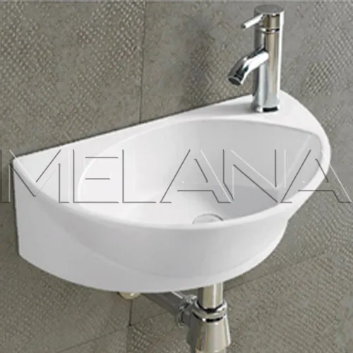 7717 Раковина 45х30 подвесная MELANA (Россия-Китай) АКВАРИУМ