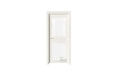 Межкомнатная дверь Verso V14 Ясень жемчуг стекло 7 ДВЕРЕЙ