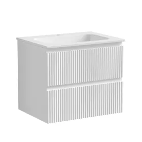 Тумба под раковину SANCOS Snob R (590x445x500) подвесная, белый матовый SNR60W ООО ФИРМА САНТЕХНИКА