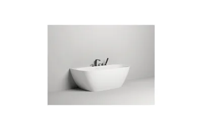 Ванна из искусственного камня Salini S-Sense Sofia Wall 180х85 102513G, глянцевая МОСПЛИТКА