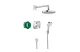 Душевая система скрытого монтажа с термостатом Hansgrohe Croma Select E/Ecostat E 27294000 АКВАМЕТРИЯ
