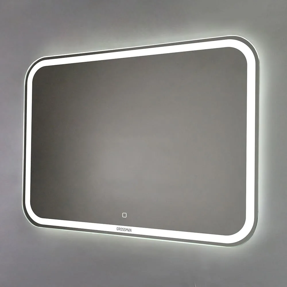 GROSSMAN Зеркало Comfort 800*680 с сенсорным выключателем АТЕЛЬЕ ВАННОЙ КОМНАТЫ. САМАРА