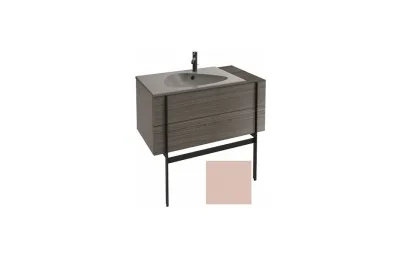 Тумба с раковиной Jacob Delafon Nouvelle Vague 100 см EB3031-M40 бежевый матовый МОСПЛИТКА