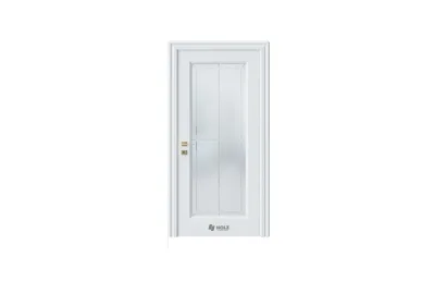 Deloress DL2 RAL9003 стекло 3 7 ДВЕРЕЙ