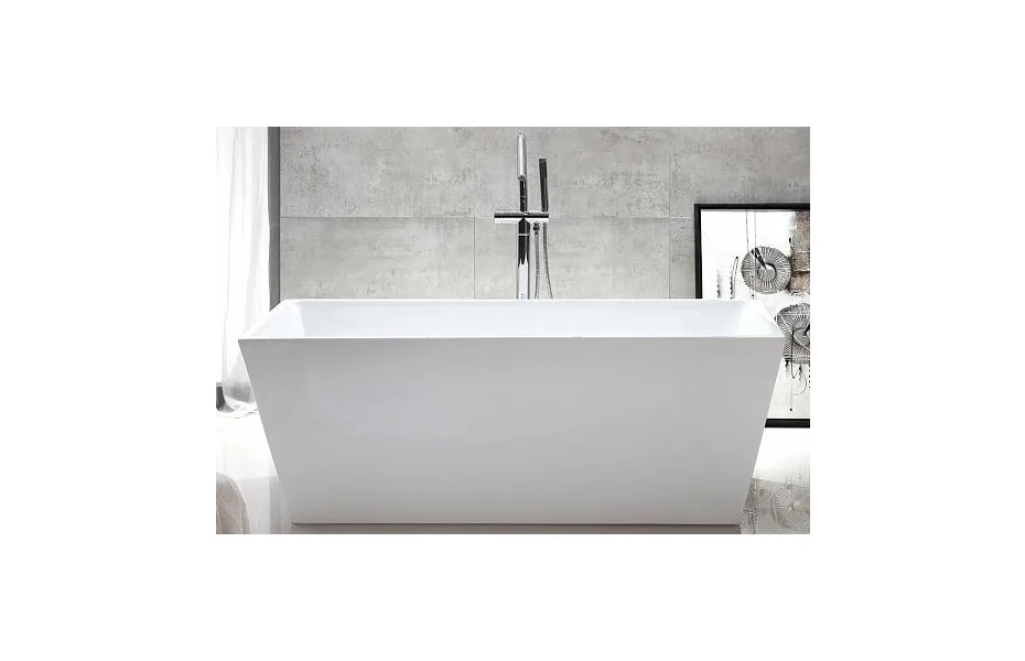 Акриловая ванна Abber 160x80x60 AB9224 МОСПЛИТКА