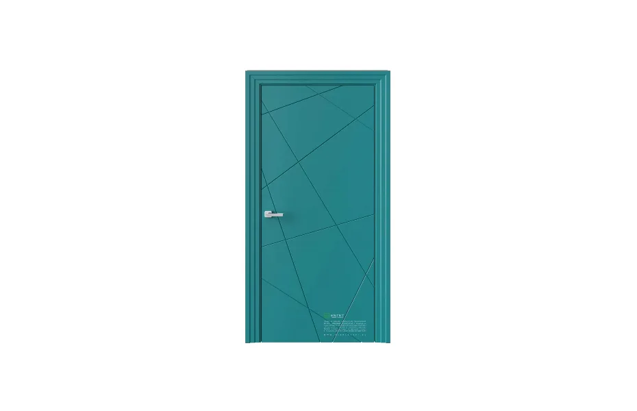 Межкомнатная дверь Perfect P1 RAL5021 7 ДВЕРЕЙ