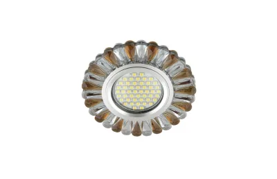 ВСТРАИВАЕМЫЙ СВЕТИЛЬНИК FAMETTO LUCIOLE DLS-L145 GU5.3 GLASSY/TEA MNOGOROZETOK - МНОГОРОЗЕТОК