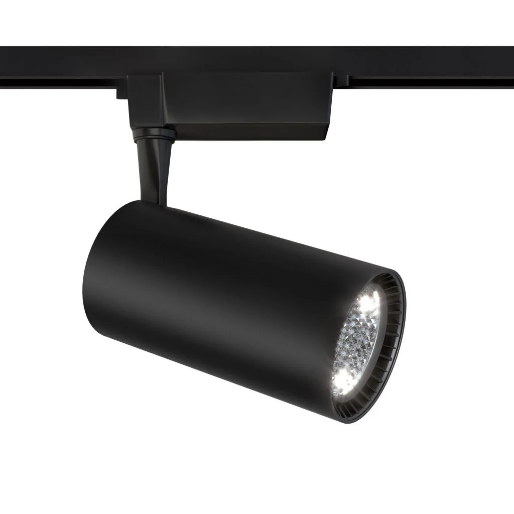 Трековый светильник для однофазного шинопровода Maytoni Unity Track Vuoro TR003-1-40W3K-B MAYTONI