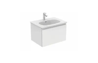 Тумба с раковиной 60 см Ideal Standard Tesi T0046OV белый глянцевый МОСПЛИТКА